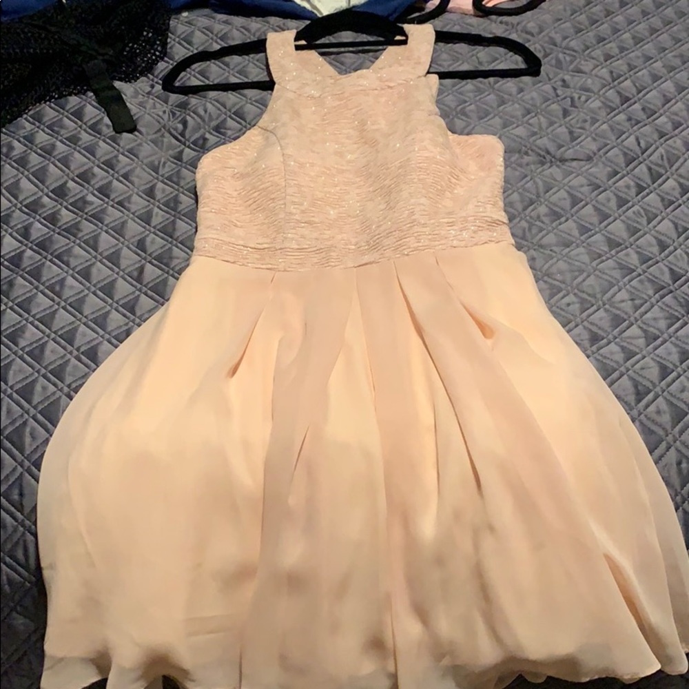 Sparkly top with fluffy bottom